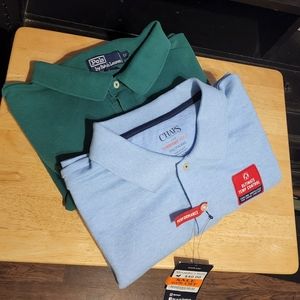 CLEARANCE 2 mens polo shirts XXL